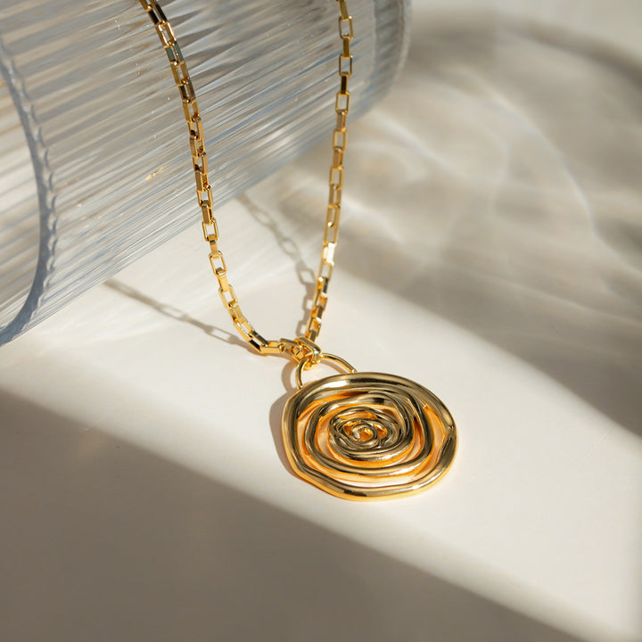 Spiral Pendant Necklace