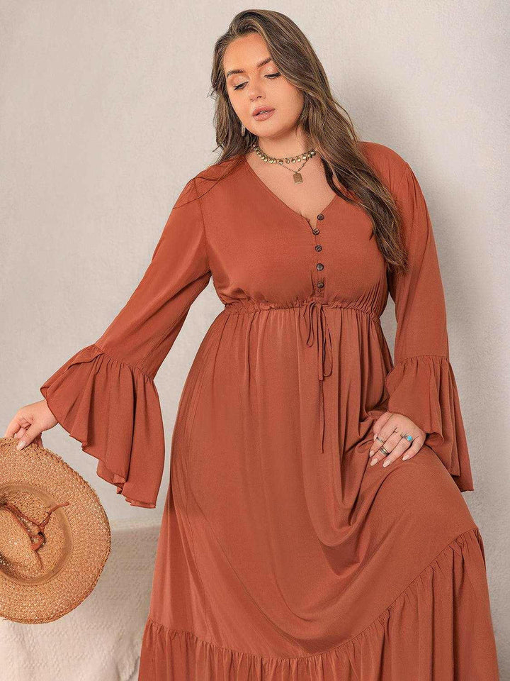 Terracotta Dream Maxi Dress - Plus Size