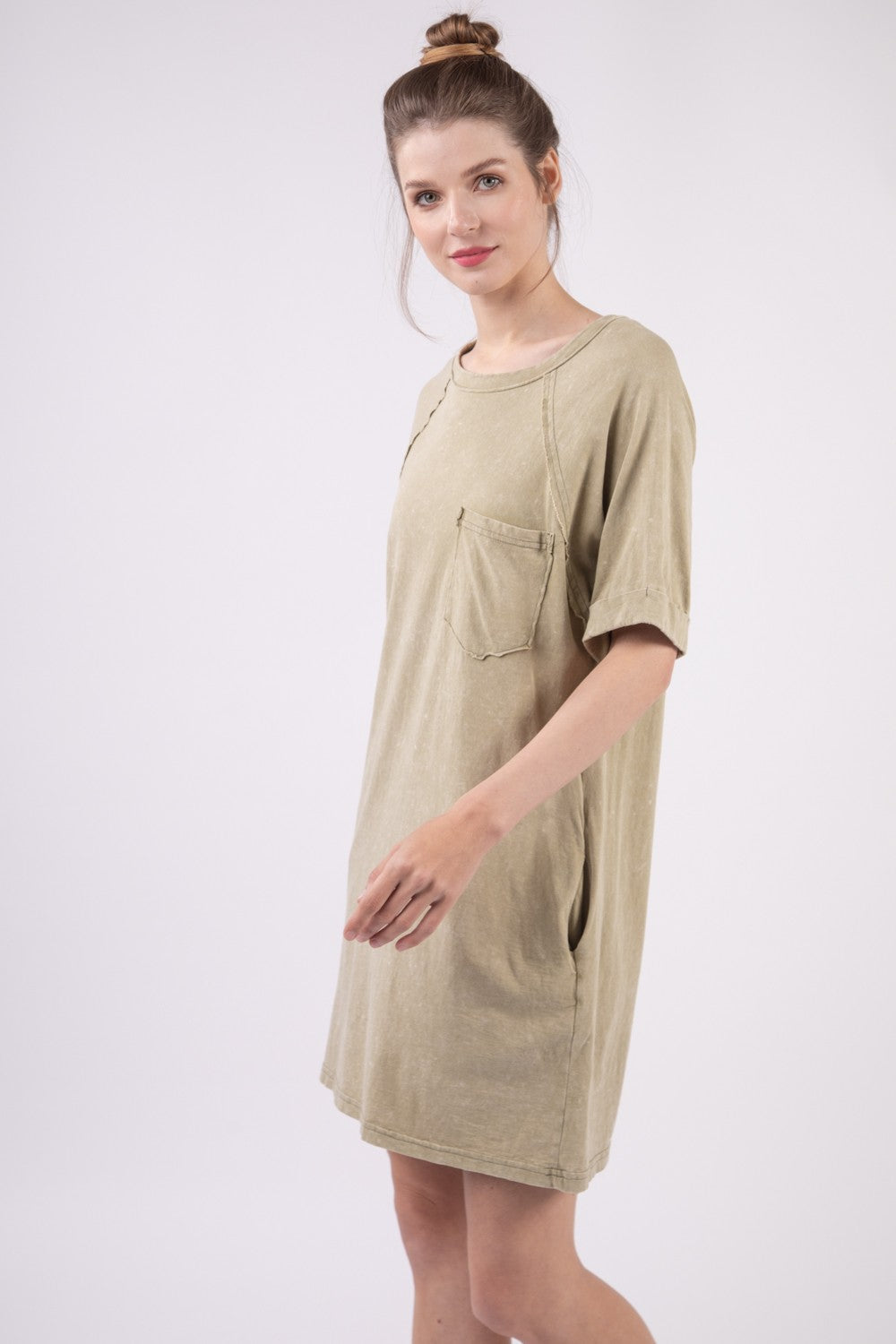 Cotton Mini Tee Dress