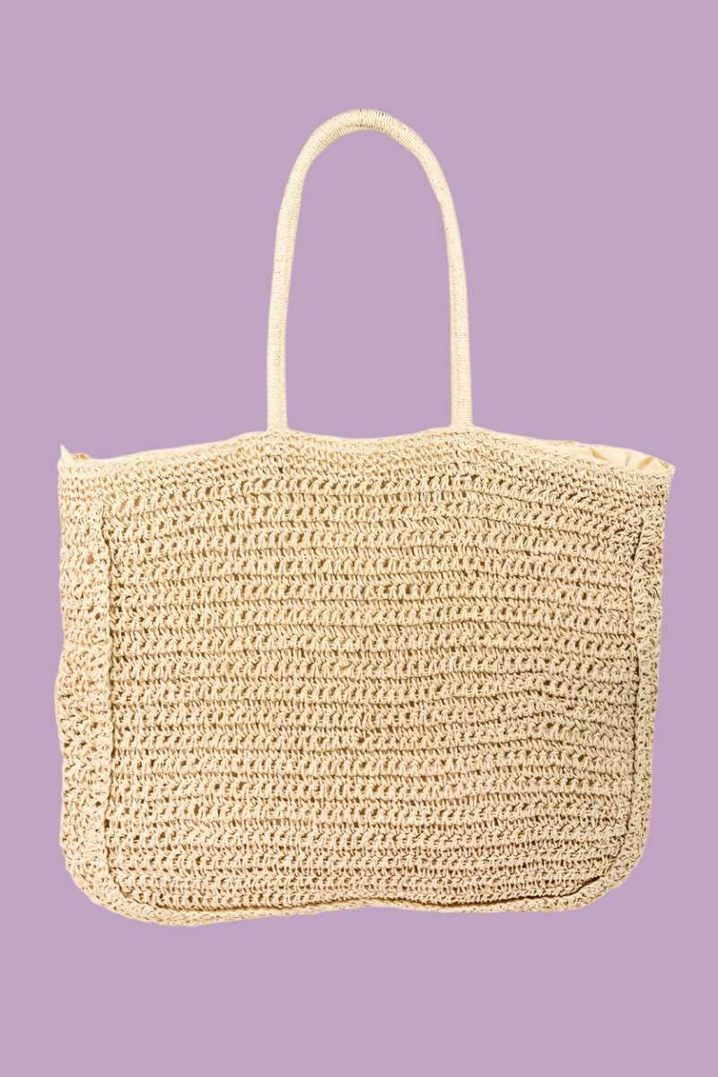 Fame Flower Braided Tote Bag - The Rogue Daisy