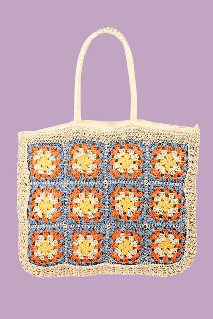 Fame Flower Braided Tote Bag - The Rogue Daisy