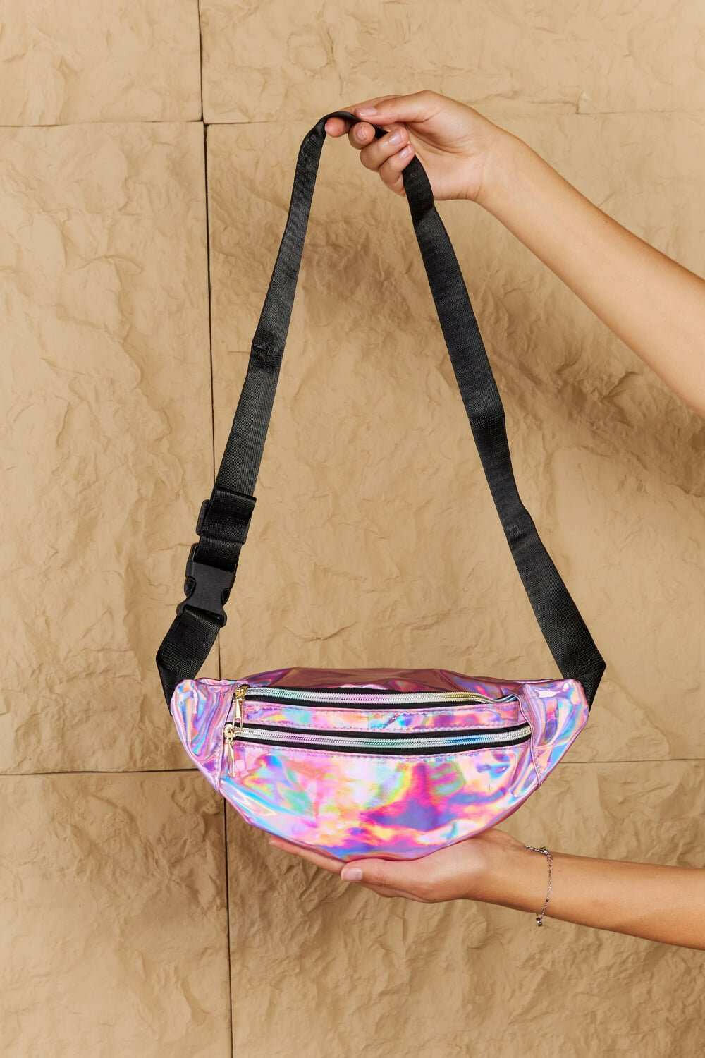 Fame 'Good Vibrations' Holographic Fanny Pack - The Rogue Daisy