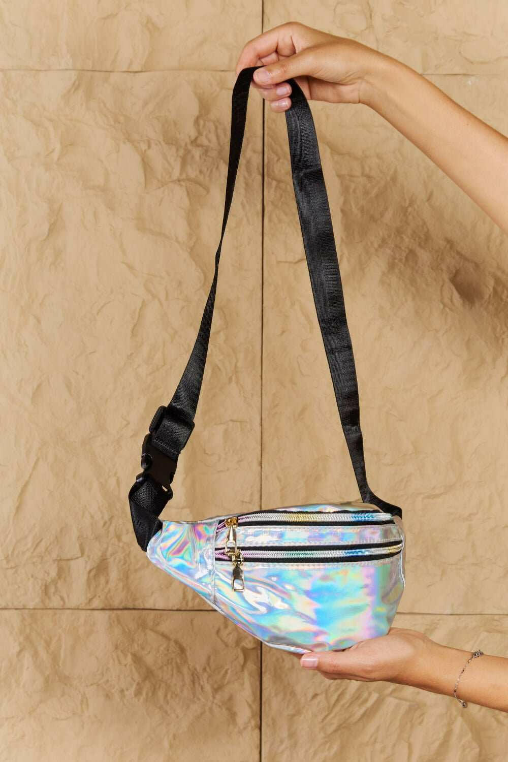 Fame 'Good Vibrations' Holographic Fanny Pack - The Rogue Daisy