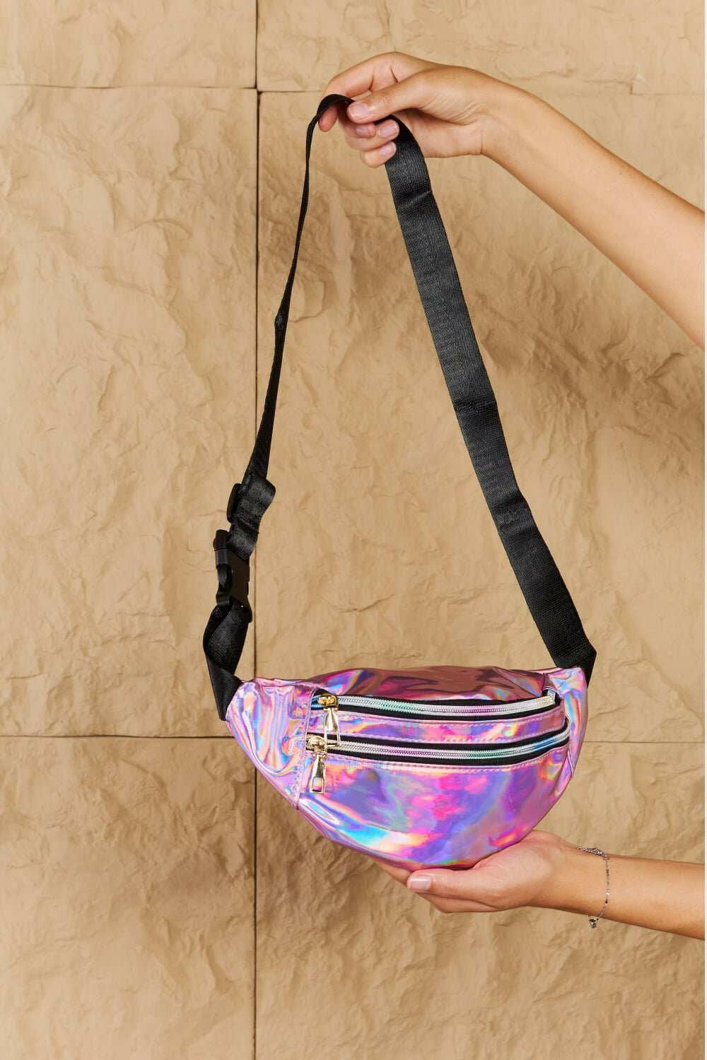 Fame 'Good Vibrations' Holographic Fanny Pack - The Rogue Daisy