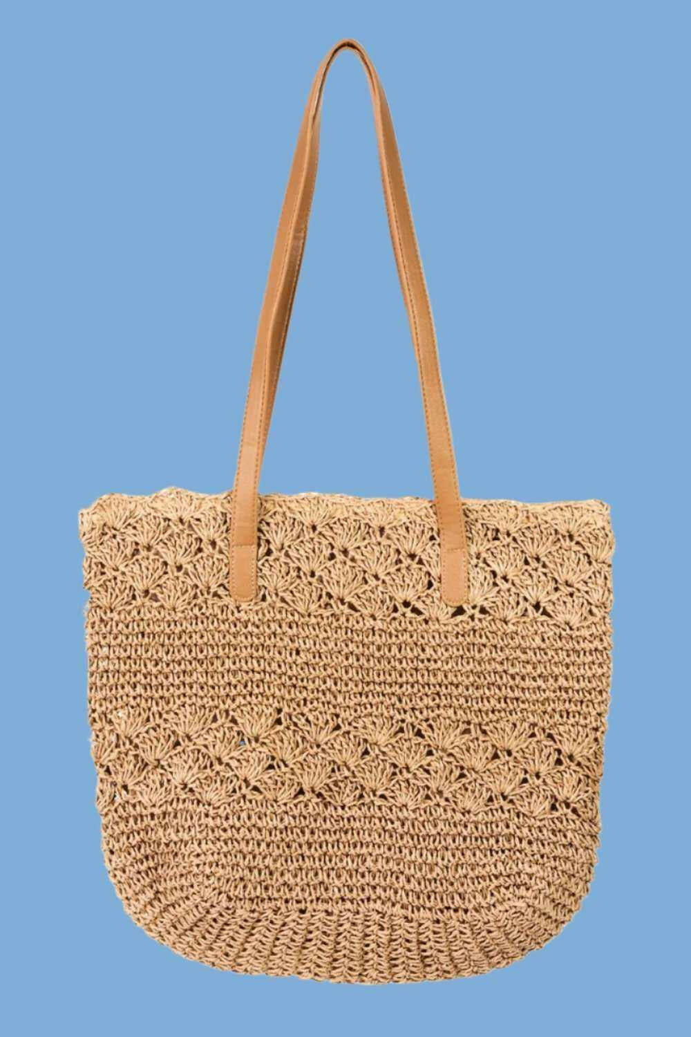 Fame Straw Braided Tote Bag - The Rogue Daisy