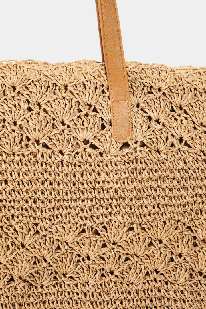 Fame Straw Braided Tote Bag - The Rogue Daisy