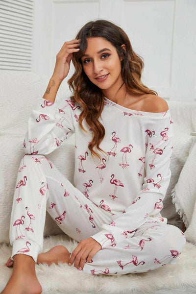 Flamingo Pajamas Set