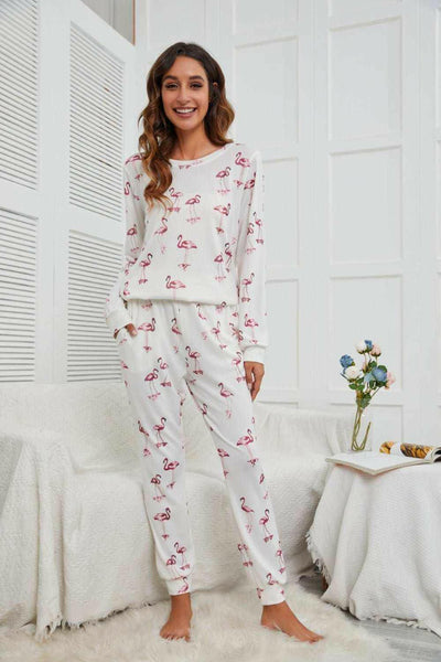 Flamingo Pajamas Set