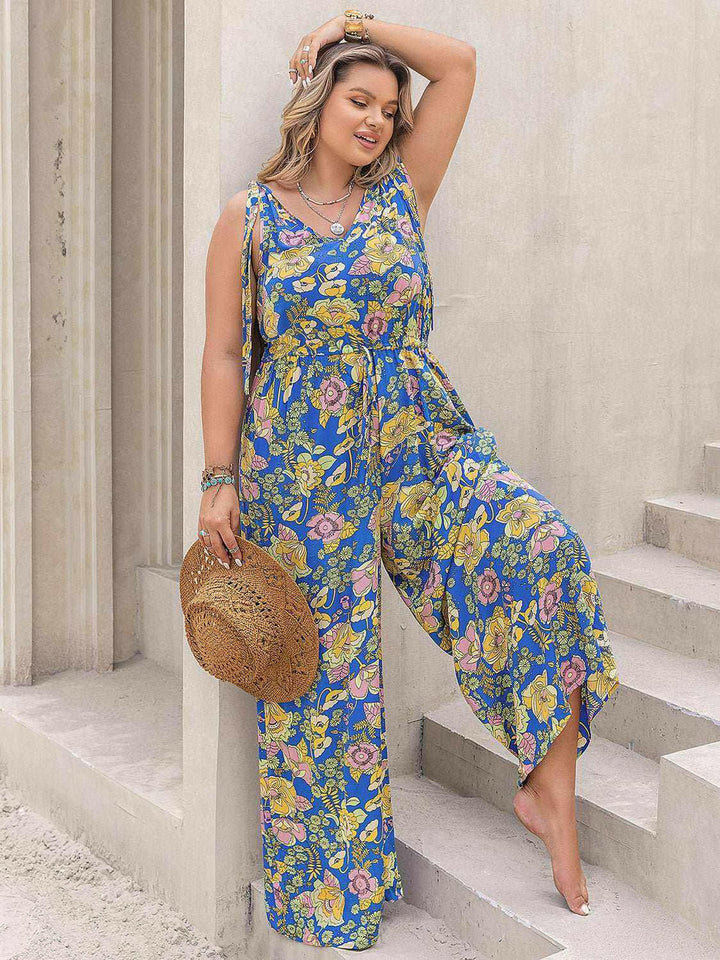 Floral Jumpsuit - Plus Size - The Rogue Daisy