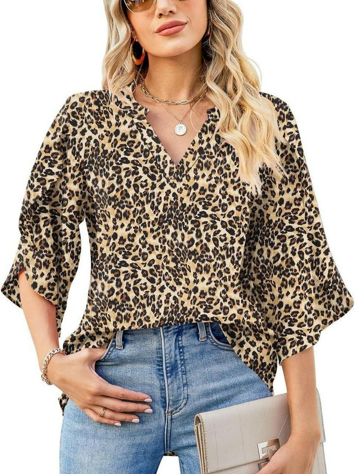 Floral Print Petal Sleeve Blouse - The Rogue Daisy