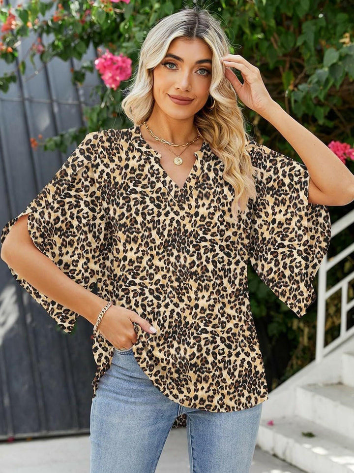 Floral Print Petal Sleeve Blouse - The Rogue Daisy