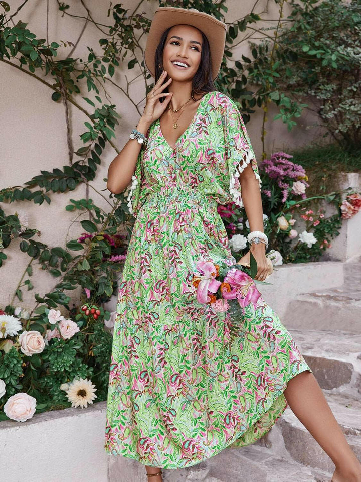 Garden Fiesta Midi Dress - The Rogue Daisy