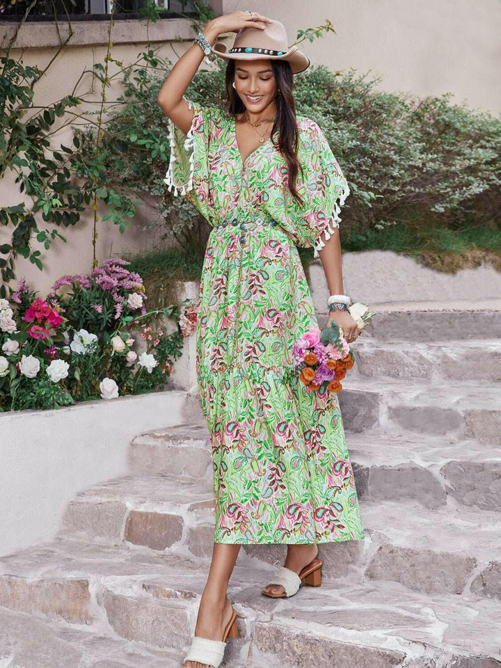 Garden Fiesta Midi Dress - The Rogue Daisy