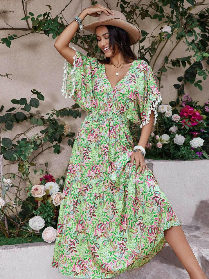 Garden Fiesta Midi Dress - The Rogue Daisy