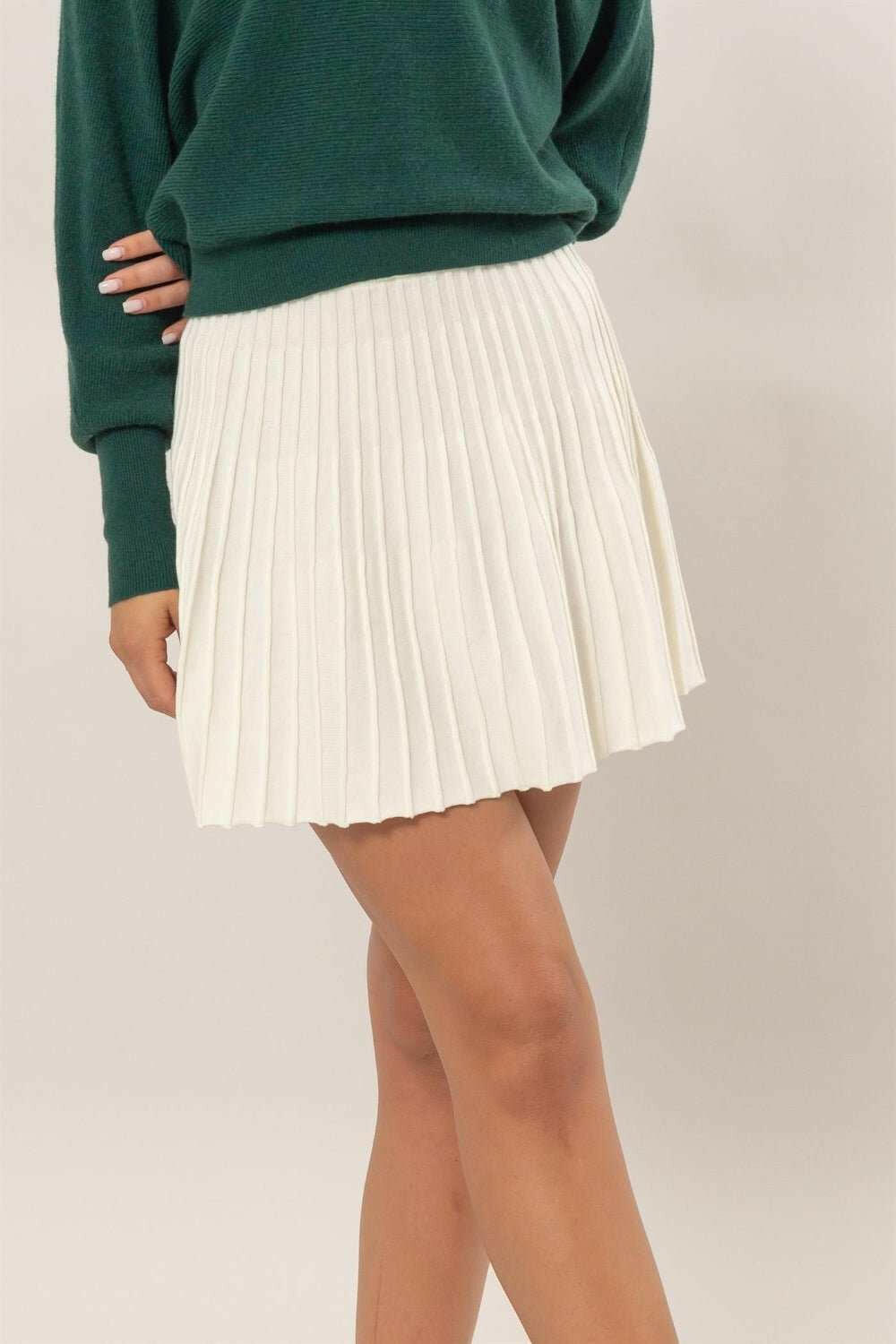 HYFVE High Waist Pleated Mini Skirt - The Rogue Daisy