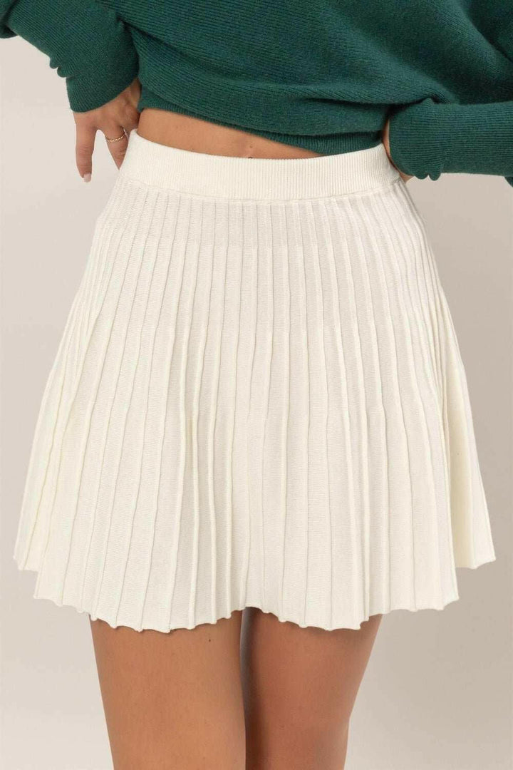 HYFVE High Waist Pleated Mini Skirt - The Rogue Daisy