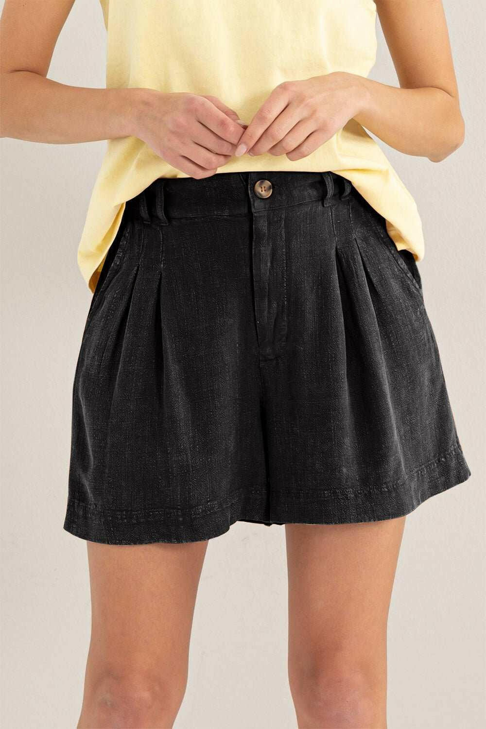 HYFVE High Waist Pleated Shorts - The Rogue Daisy