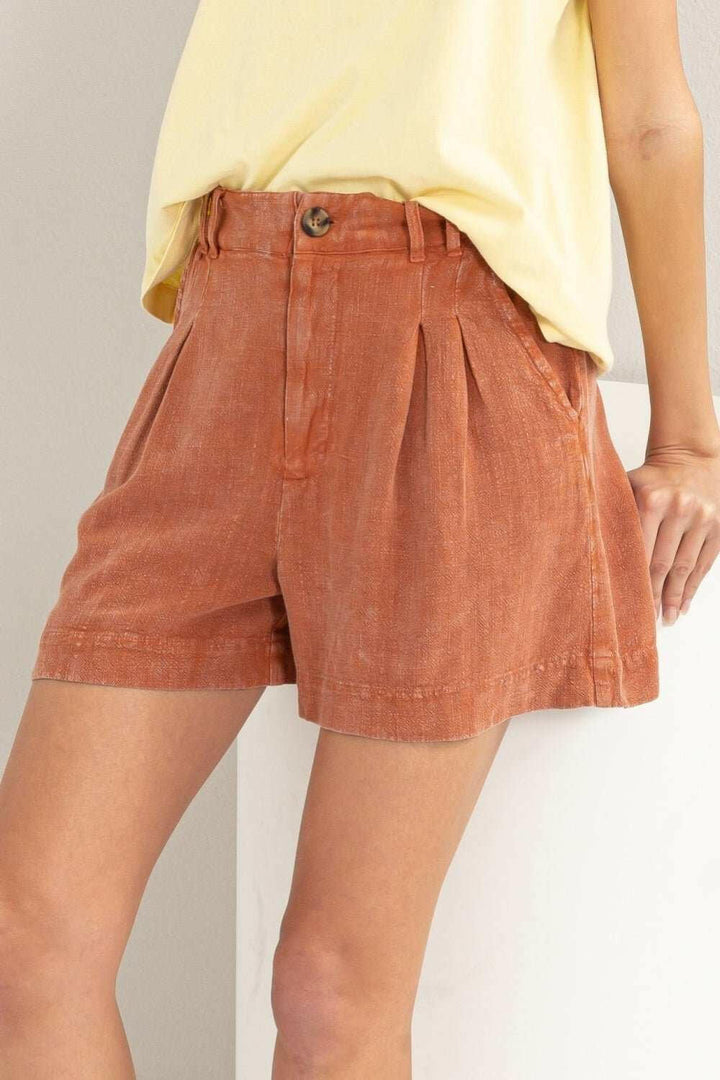 HYFVE High Waist Pleated Shorts - The Rogue Daisy