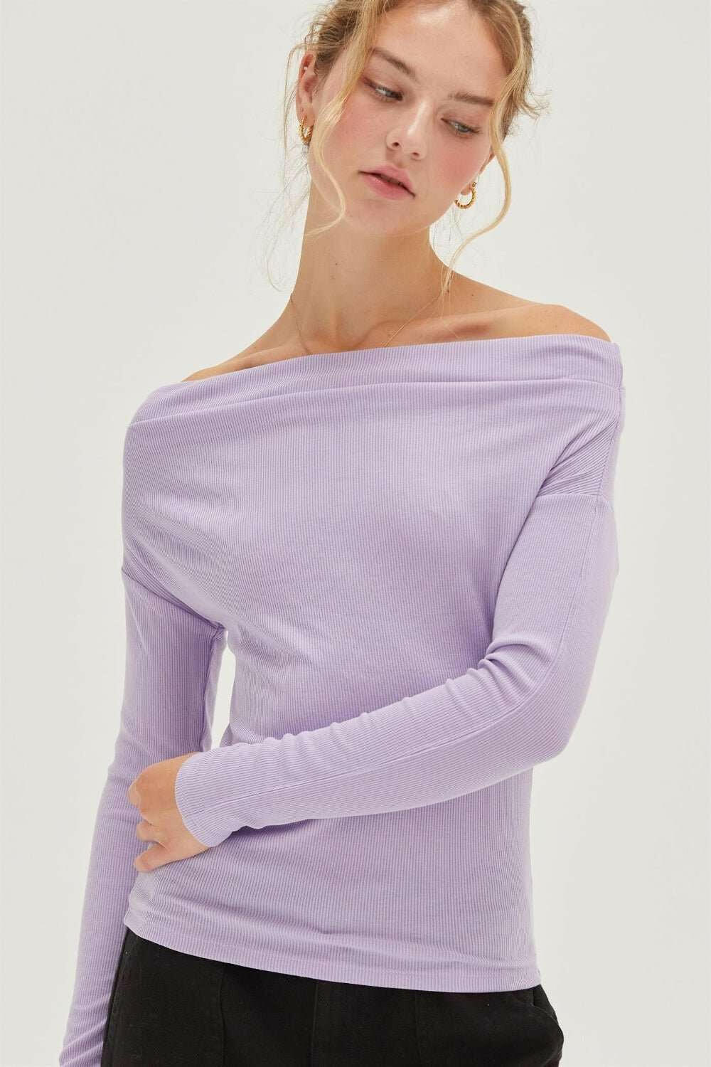 HYFVE Off Shoulder Ribbed Knit Top - The Rogue Daisy