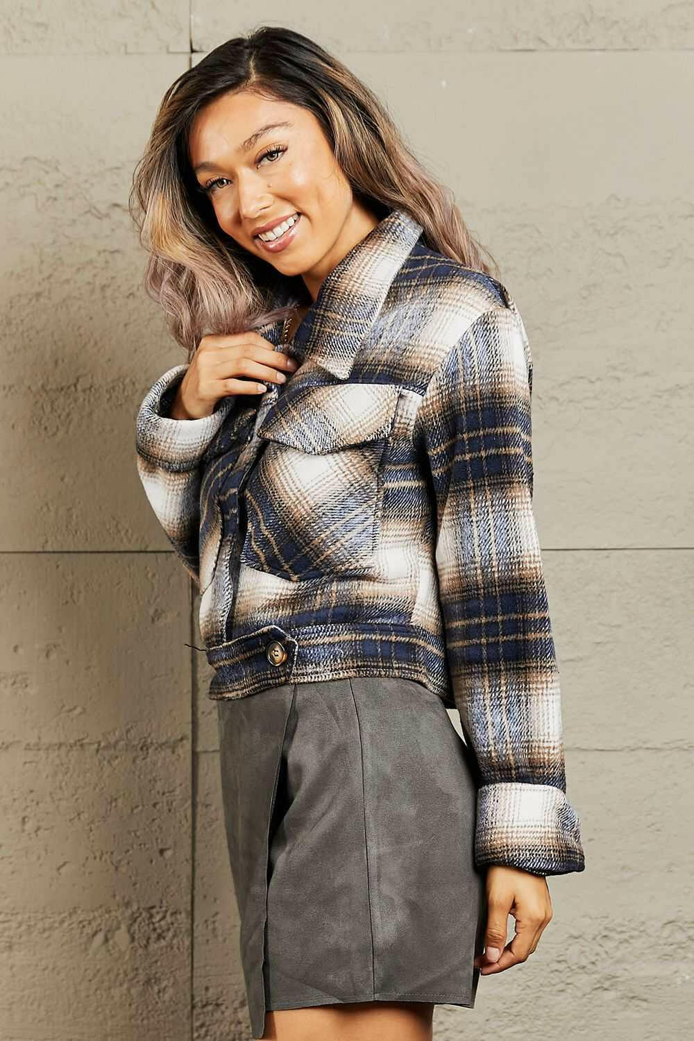 Casual Plaid Shacket