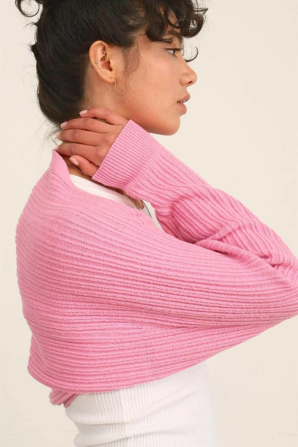 HYFVE Ribbed Knit Snug Bolero Cardigan - The Rogue Daisy