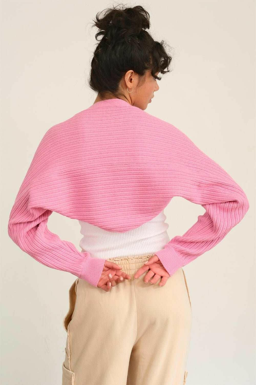 HYFVE Ribbed Knit Snug Bolero Cardigan - The Rogue Daisy