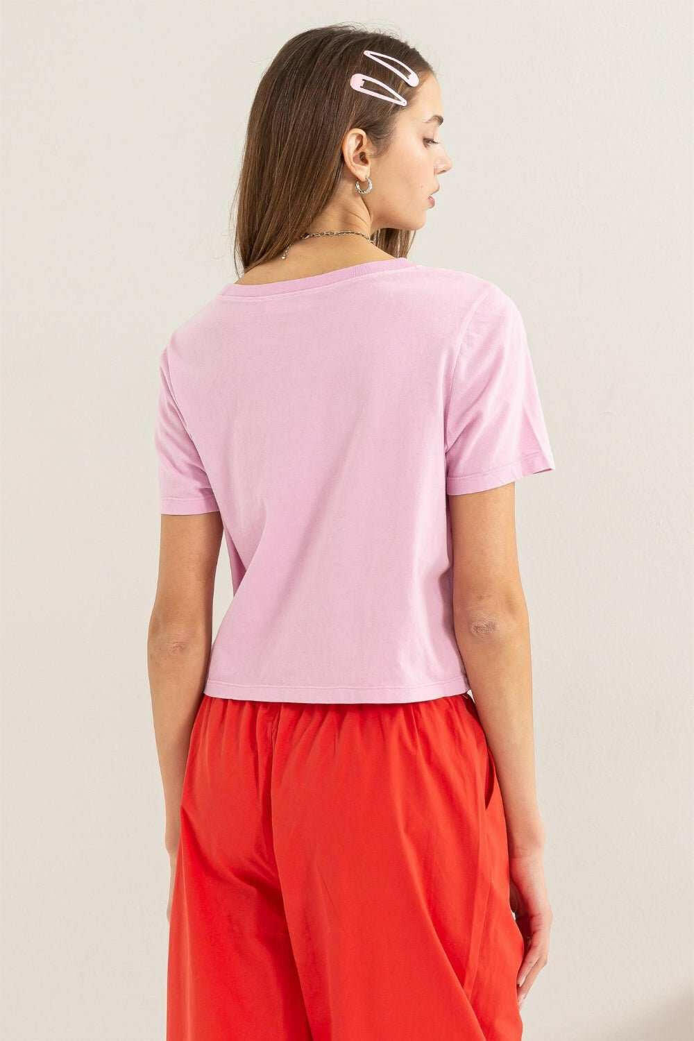 HYFVE Round Neck Cropped T - Shirt - The Rogue Daisy