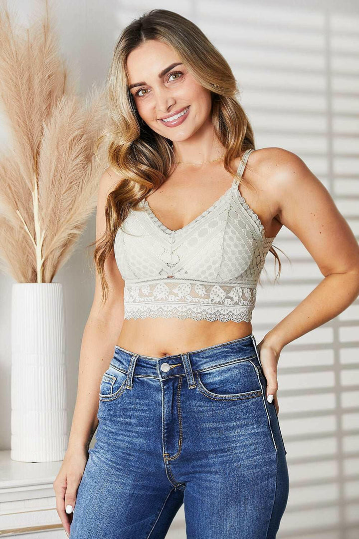 JadyK Mallory Double - Strap Lace Bralette - The Rogue Daisy