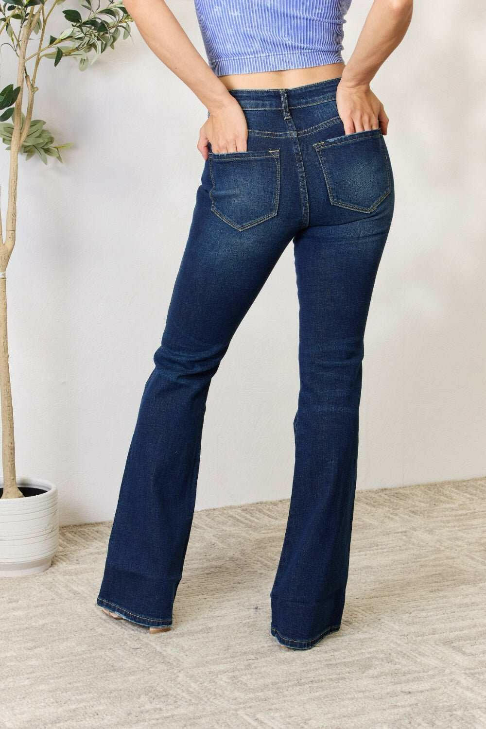 Kancan Slim Bootcut Jeans - Full Size - The Rogue Daisy