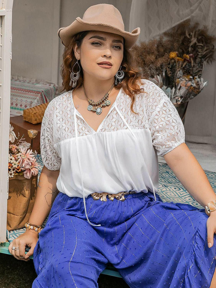 Dream Lace Blouse - Plus Size - The Rogue Daisy