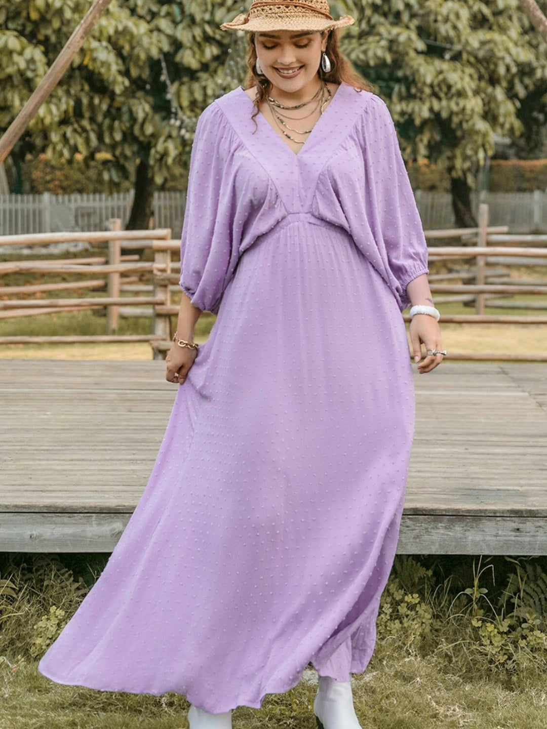 Lavender Dream Maxi Dress - Plus Size - The Rogue Daisy