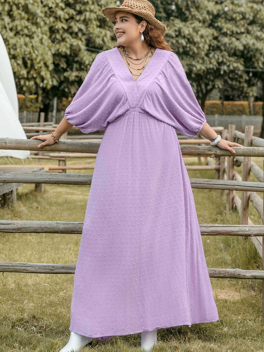 Lavender Dream Maxi Dress - Plus Size - The Rogue Daisy