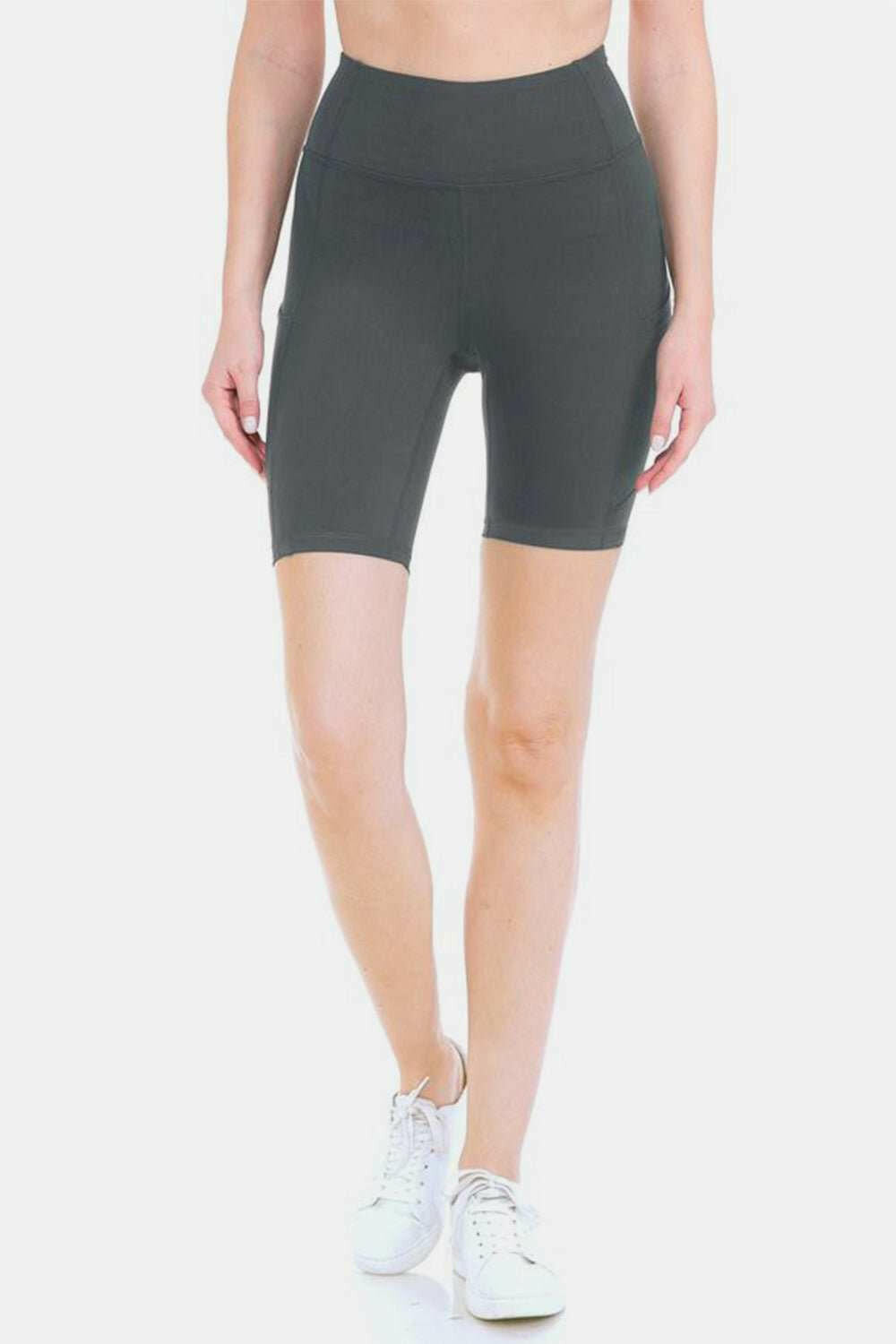 Leggings Depot High Waist Active Shorts - Full Size - The Rogue Daisy