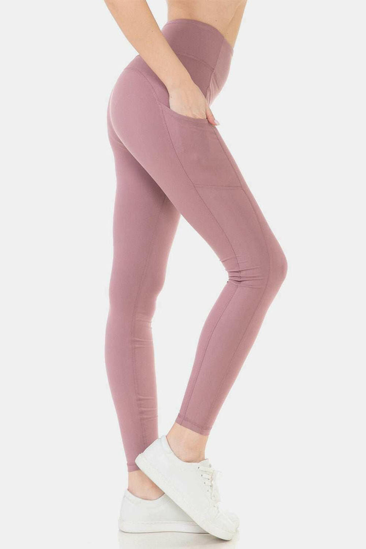 Leggings Depot Wide Waistband High Waist Leggings - The Rogue Daisy