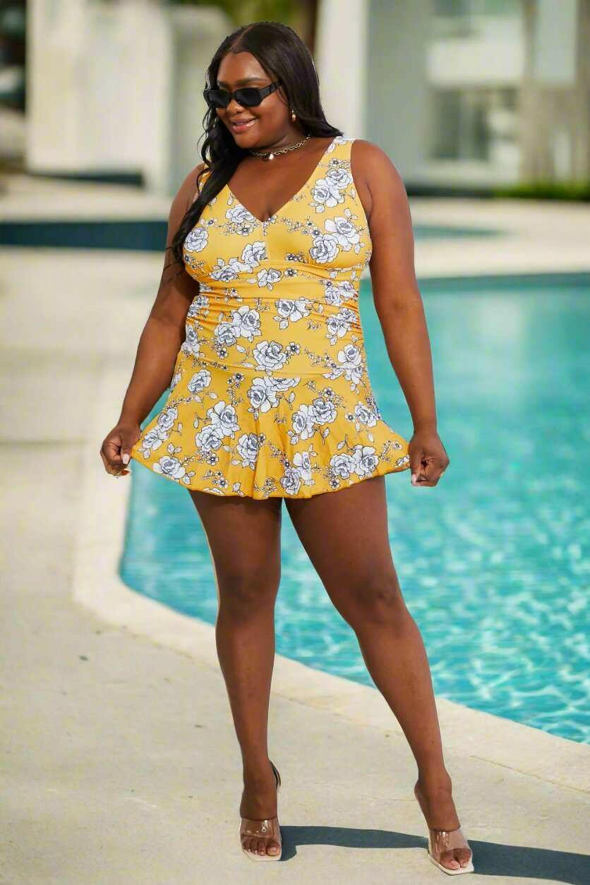 Women's Mustard Swimwear