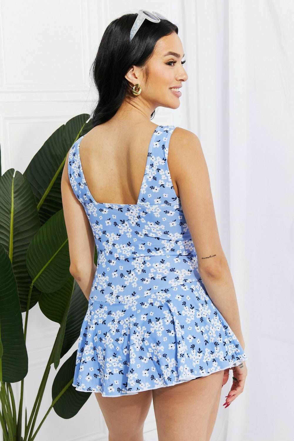 Full Coverage Swim Dress