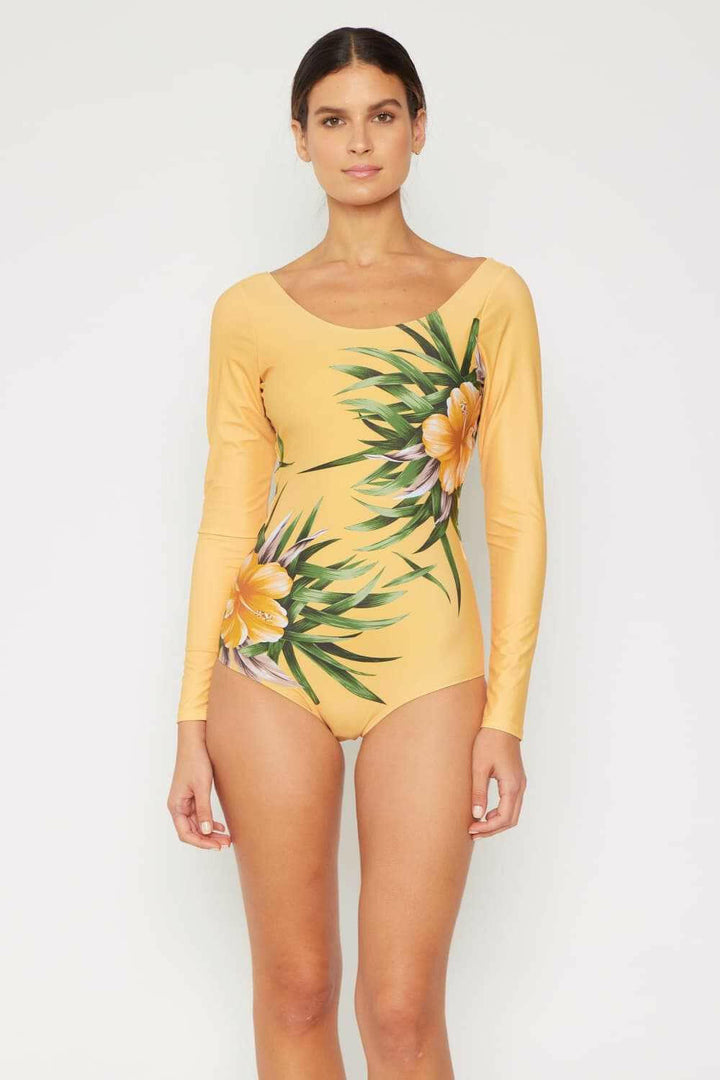 Marina West Swim 'Cool Down' Longsleeve One - Piece Swimsuit - The Rogue Daisy