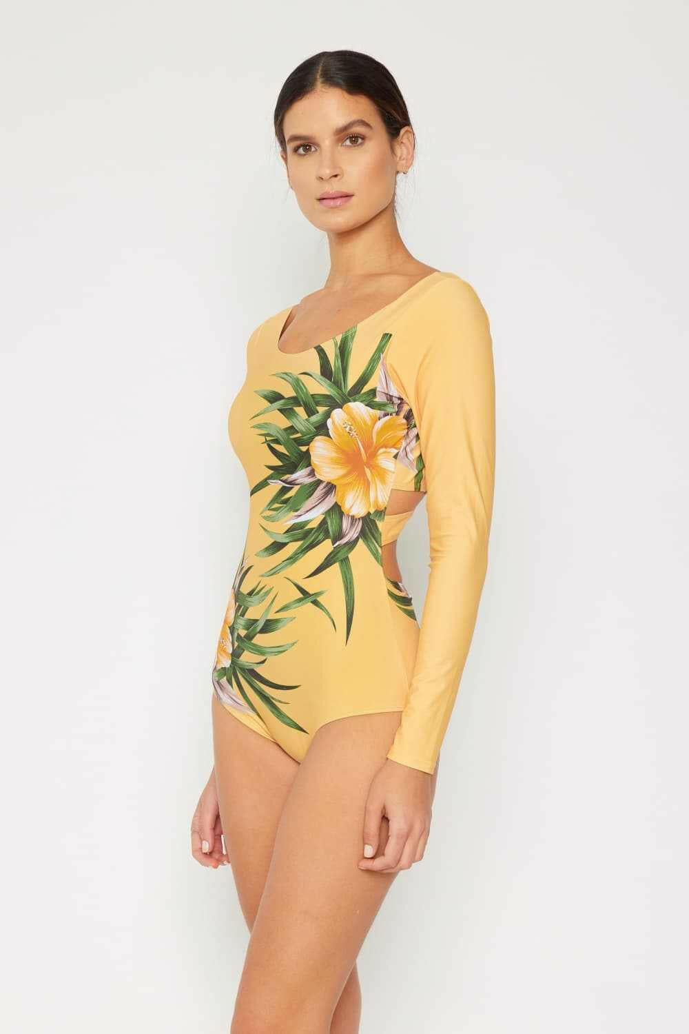 Marina West Swim 'Cool Down' Longsleeve One - Piece Swimsuit - The Rogue Daisy