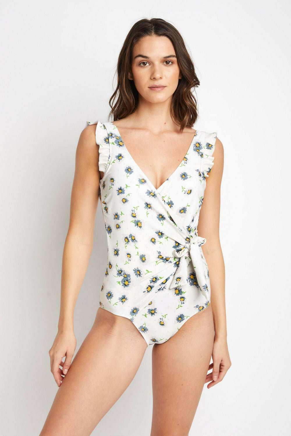 Marina West Swim 'Float On' Ruffle Faux Wrap One - Piece - The Rogue Daisy