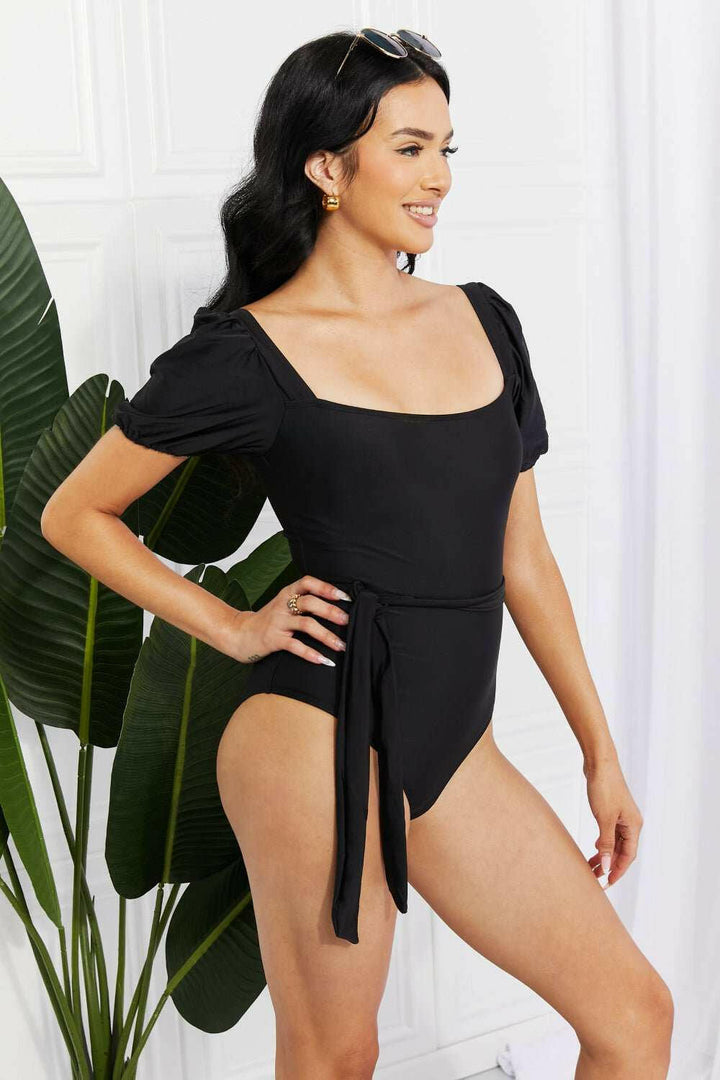 Marina West Swim 'Salty Air' Puff Sleeve One - Piece - The Rogue Daisy