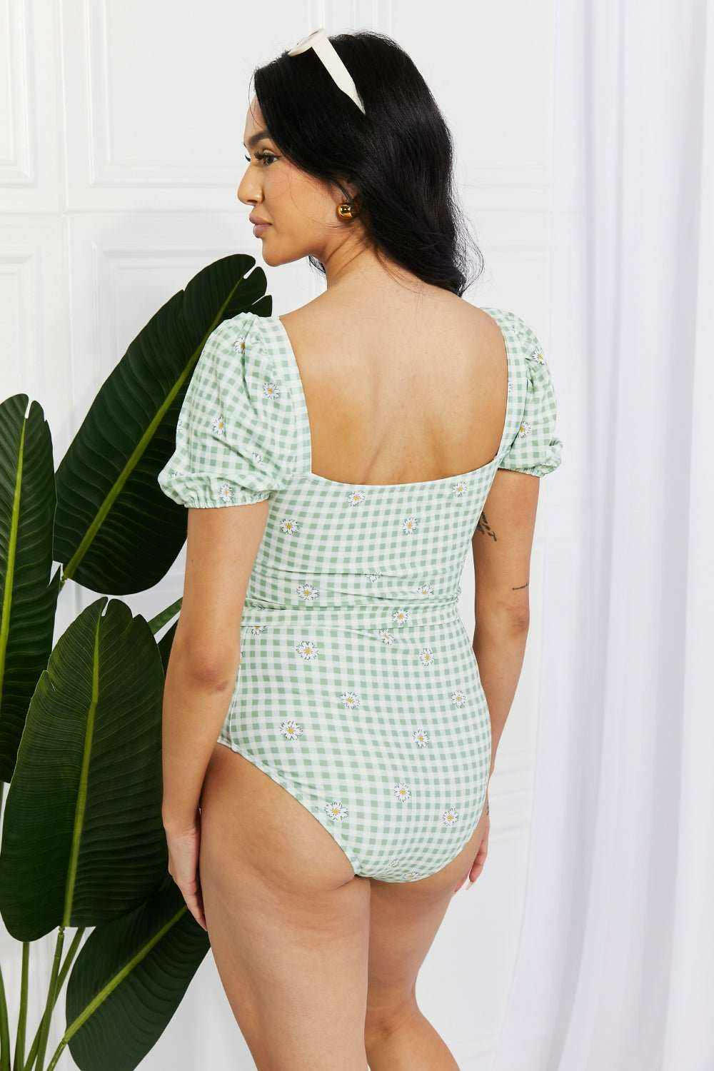 Marina West Swim 'Salty Air' Puff Sleeve One - Piece - The Rogue Daisy