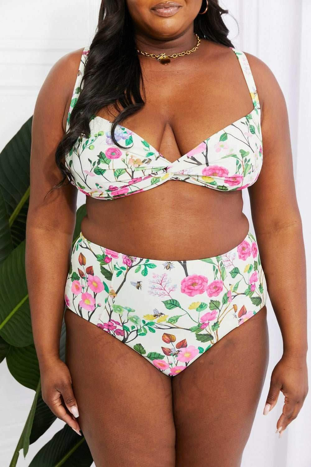 Marina West Swim 'Take A Dip' Twist High - Rise Bikini - The Rogue Daisy