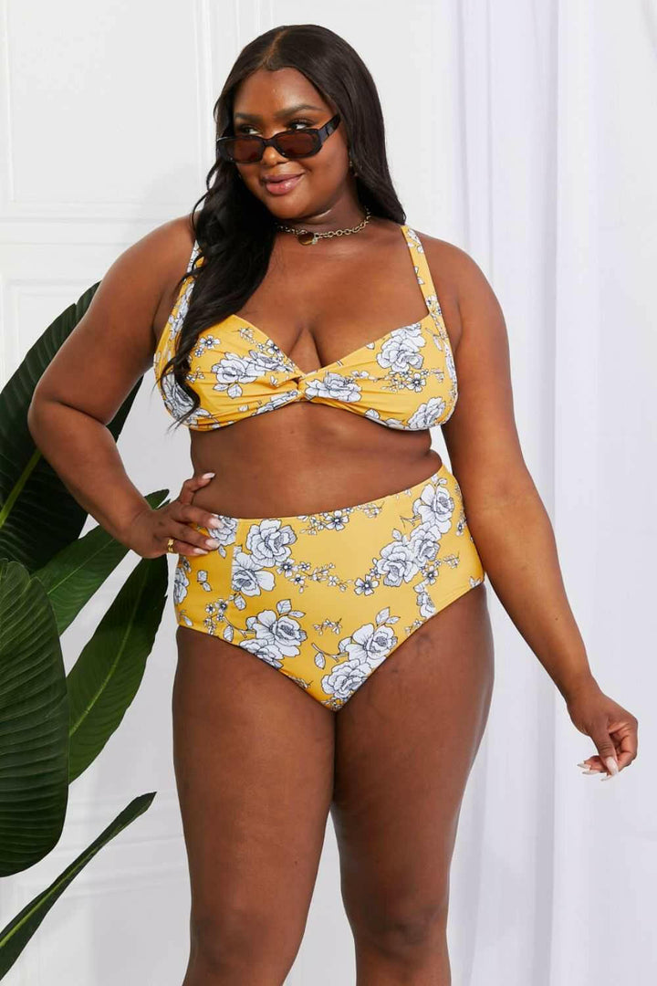 Marina West Swim 'Take A Dip' Twist High - Rise Bikini - The Rogue Daisy