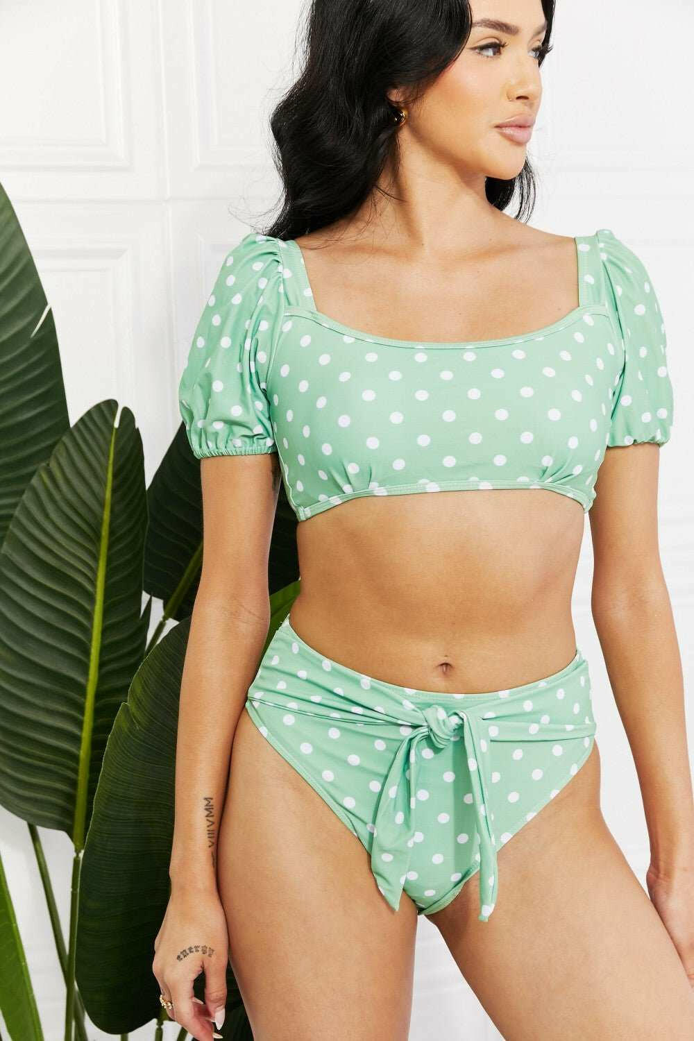 Marina West Swim 'Vacay Ready' Puff Sleeve Bikini - The Rogue Daisy