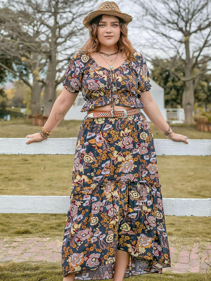 Meadow Muse Two - Skirt and Top Set - Plus Size - The Rogue Daisy