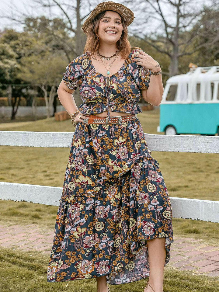 Meadow Muse Two - Skirt and Top Set - Plus Size - The Rogue Daisy