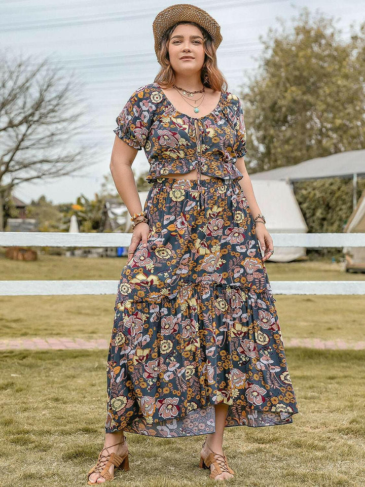 Meadow Muse Two - Skirt and Top Set - Plus Size - The Rogue Daisy