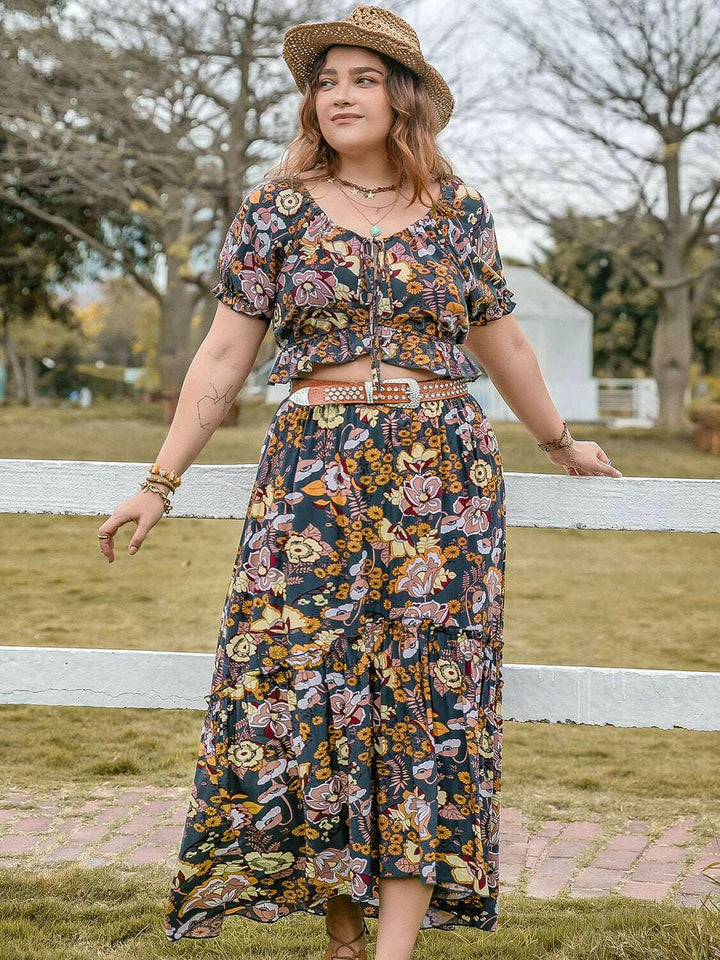 Meadow Muse Two - Skirt and Top Set - Plus Size - The Rogue Daisy