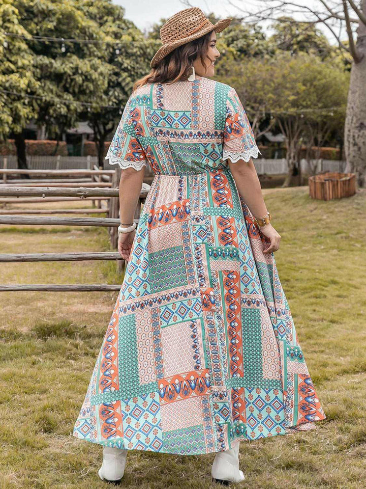 Meadow Patchwork Maxi Dress - Plus Size - The Rogue Daisy