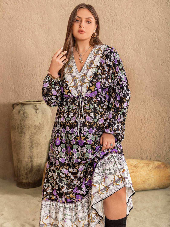 Midnight Garden Maxi Dress - Plus Size - The Rogue Daisy